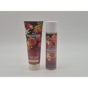 Bath & Body Works Wild Madagascar Vanilla Mist and Cream Set